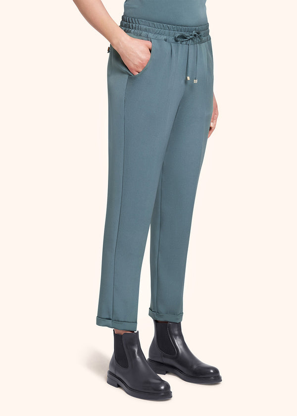 Kiton octanium trousers for woman, in silk 2