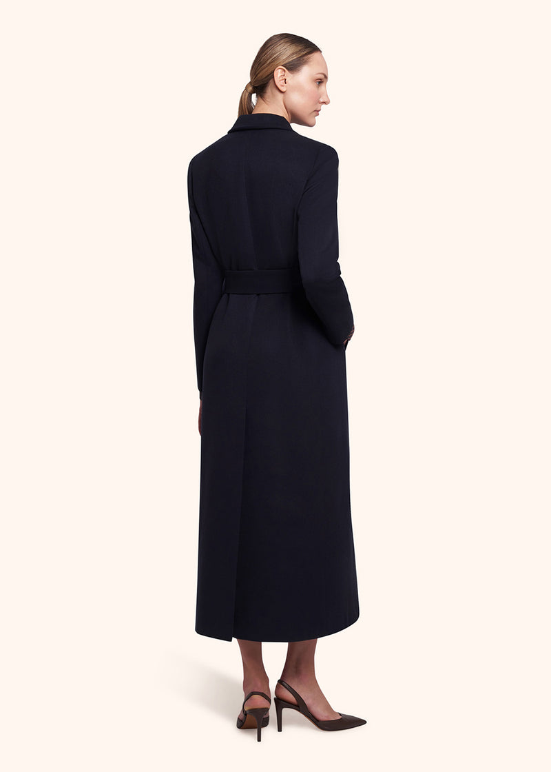 Kiton blue coat for woman, in cashmere 3
