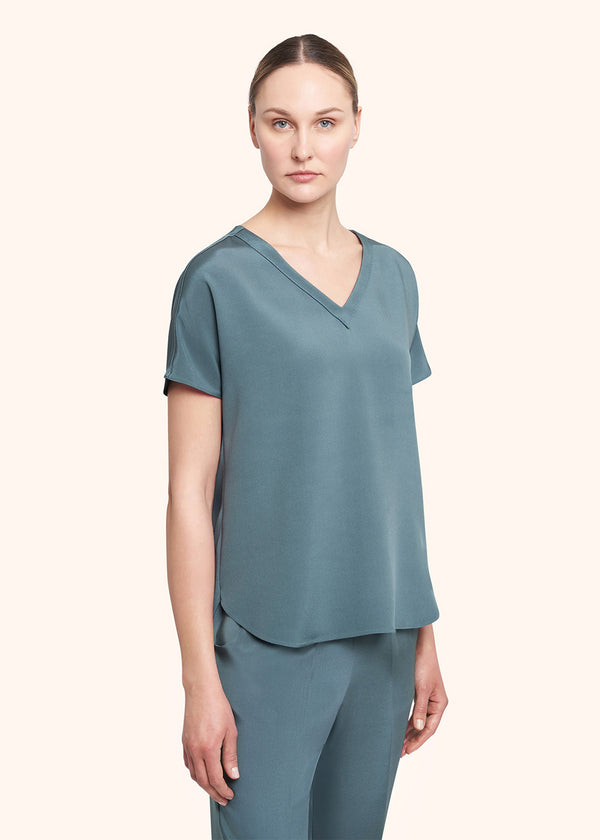 Kiton octanium shirt for woman, in silk 2