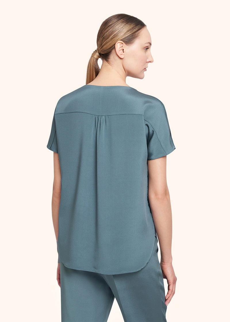 Kiton octanium shirt for woman, in silk 3