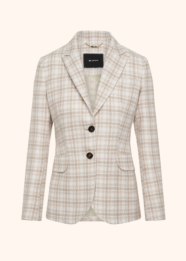 Kiton beige jacket for woman, in cashmere 1