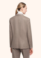 Kiton beige jacket for woman, in wool 3