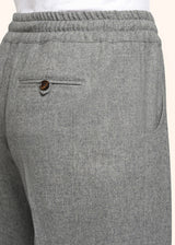 Kiton light grey trousers for woman, in cashmere 4