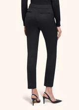 Kiton black trousers for woman, in virgin wool 3