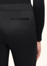 Kiton black trousers for woman, in virgin wool 4