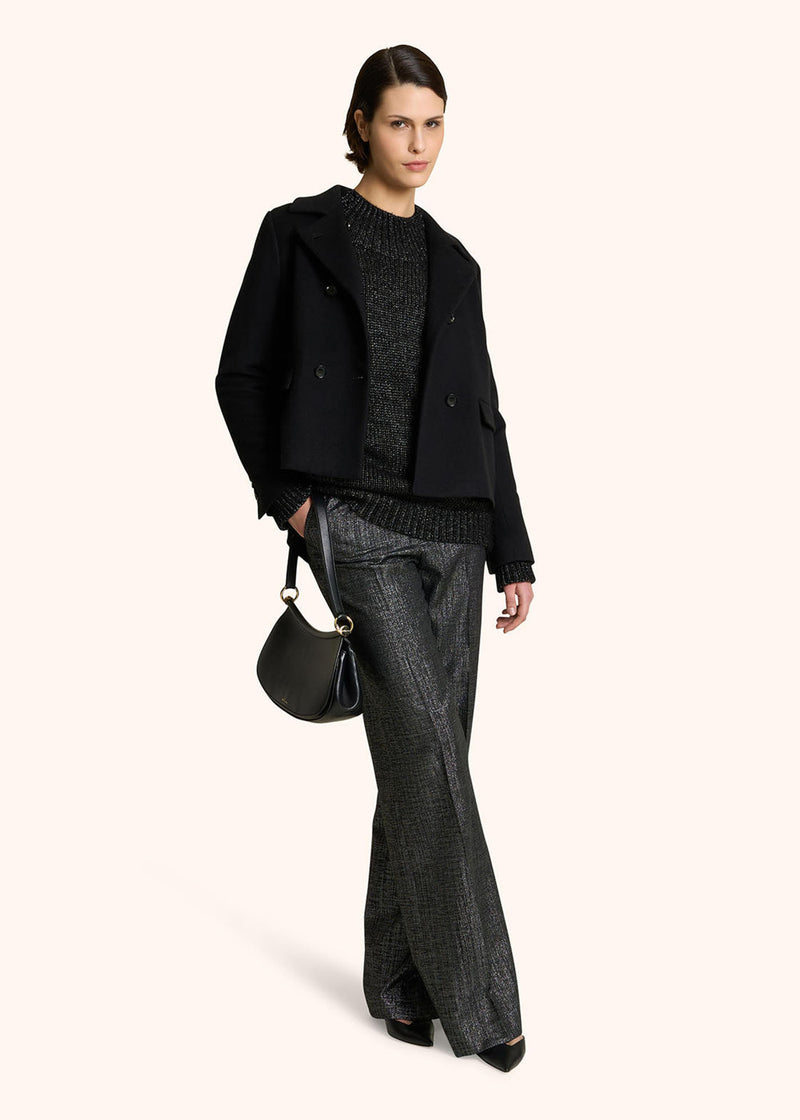 CASHMERE JUMPER WITH PERFORATED DETAILING