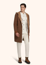 Kiton white jacket for man, in cashmere 5