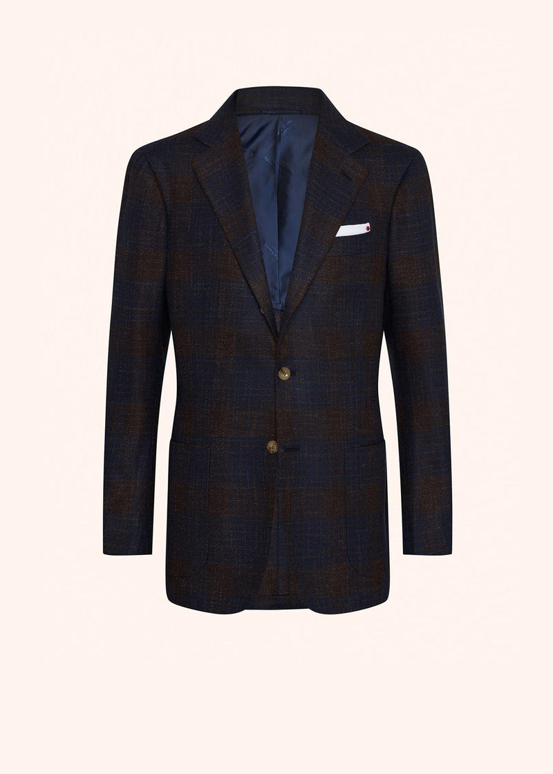 Kiton blue jacket for man, in cashmere 1