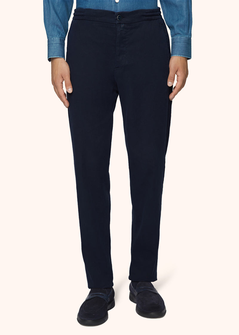 COTTON BLEND COMFORT TROUSERS