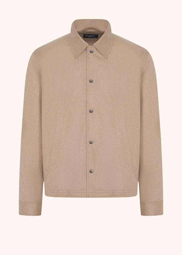 CASHMERE BLEND SHIRT JACKET