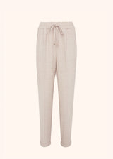 Kiton beige trousers for woman, in alpaca 1