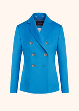 Kiton turquoise jacket for woman, in cashmere 1