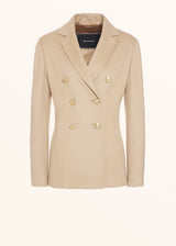 Kiton sand jacket for woman, in cashmere 1