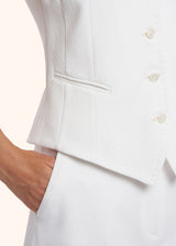 Kiton white shirt for woman, in viscose 5