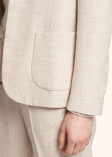 Kiton beige jacket for woman, in alpaca 4