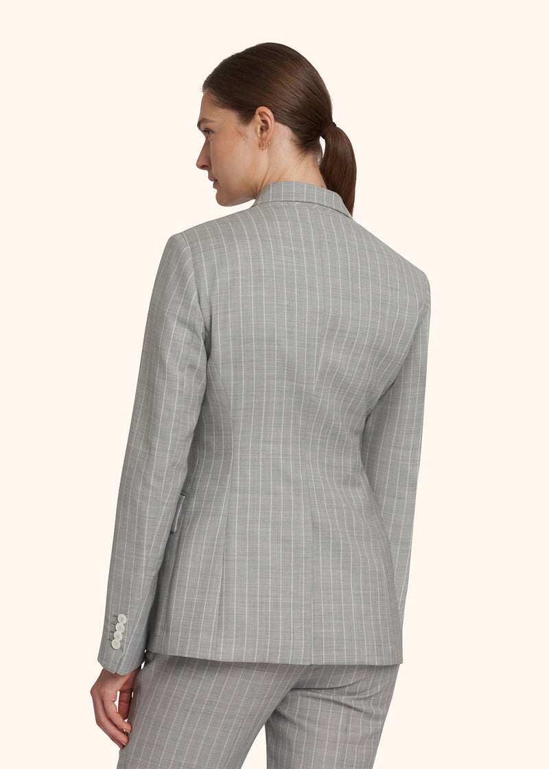 Kiton grey jacket for woman, in wool 3