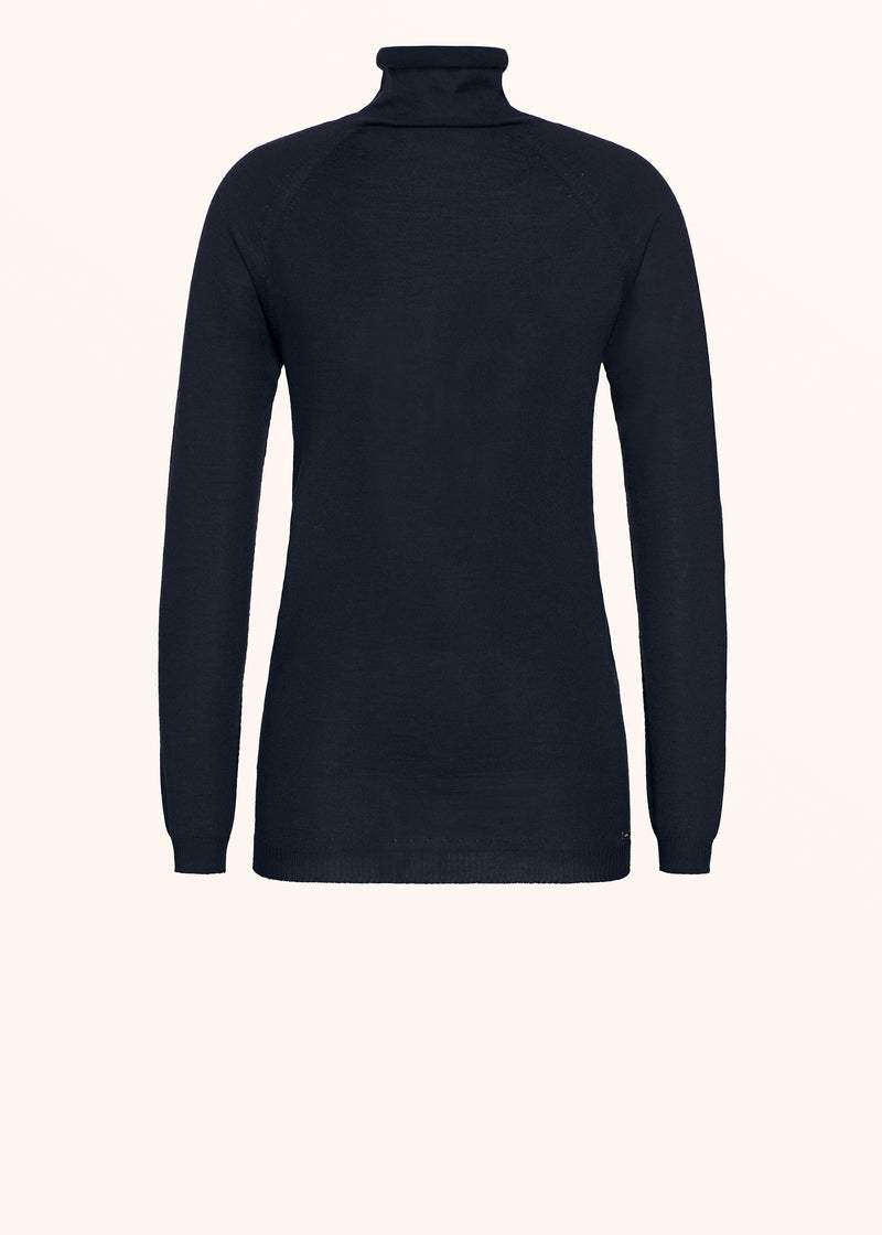 Kiton blue jersey for woman, in cashmere 1
