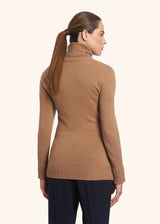 Kiton camel sweater for woman, in cashmere 3