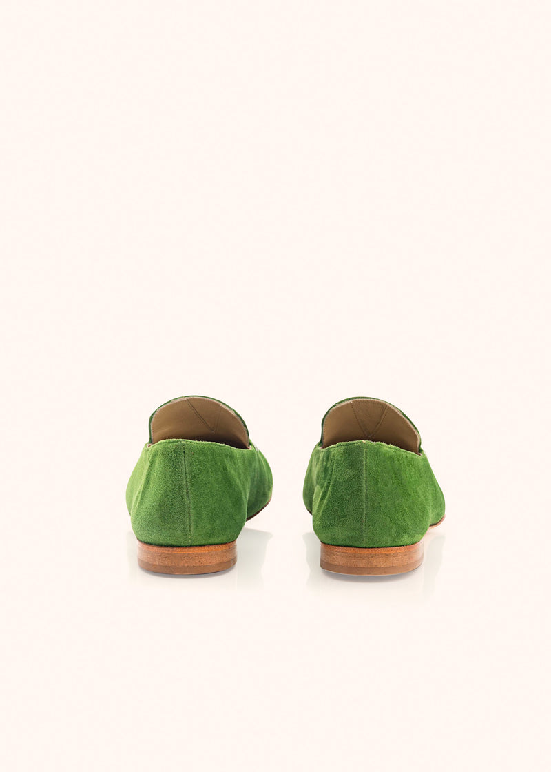 Kiton green shoes for woman, in goatskin 3
