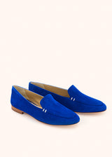 Kiton bluette shoes for woman, in goatskin 2