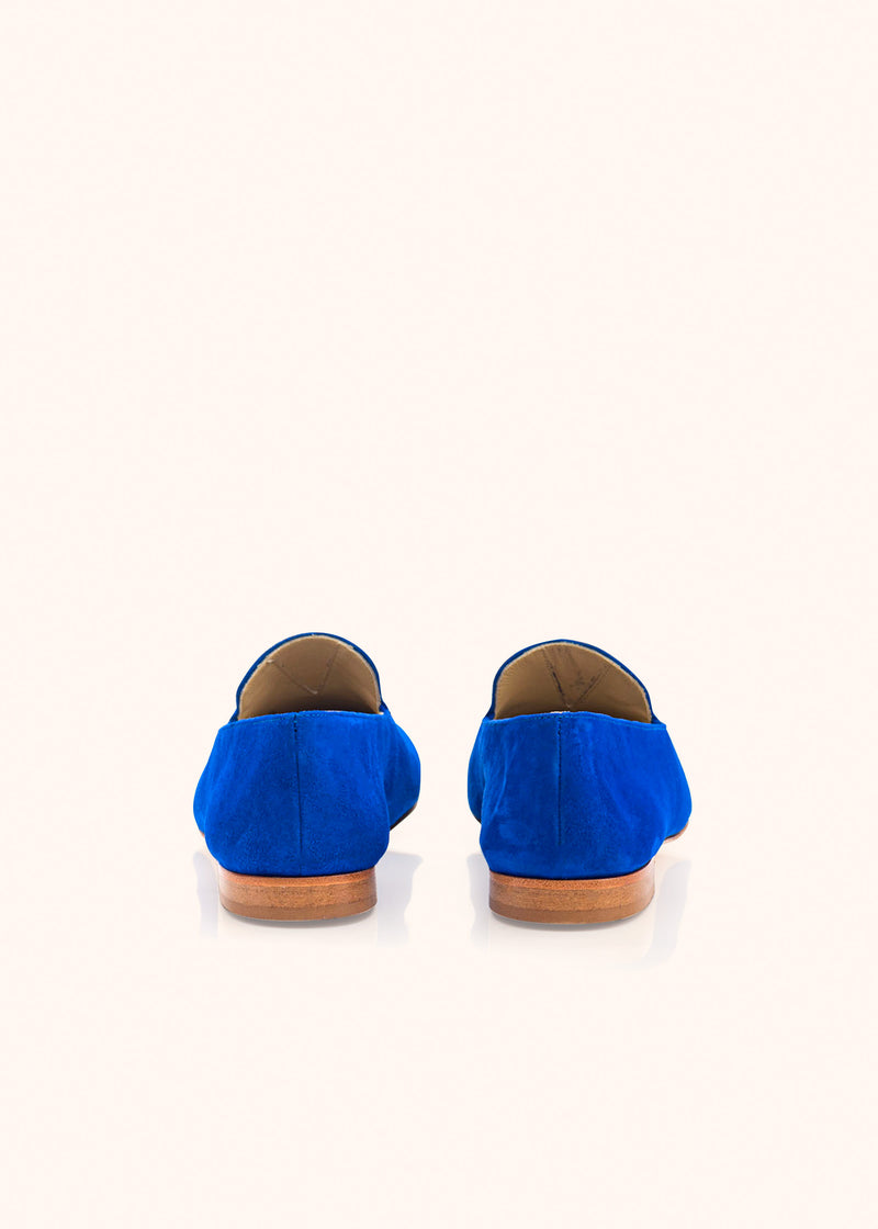 Kiton bluette shoes for woman, in goatskin 3