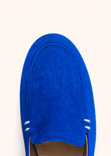 Kiton bluette shoes for woman, in goatskin 4