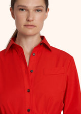 Kiton red dress for woman, in cotton 4