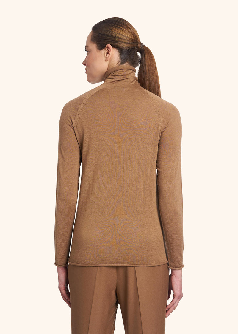 Kiton camel jersey for woman, in cashmere 3
