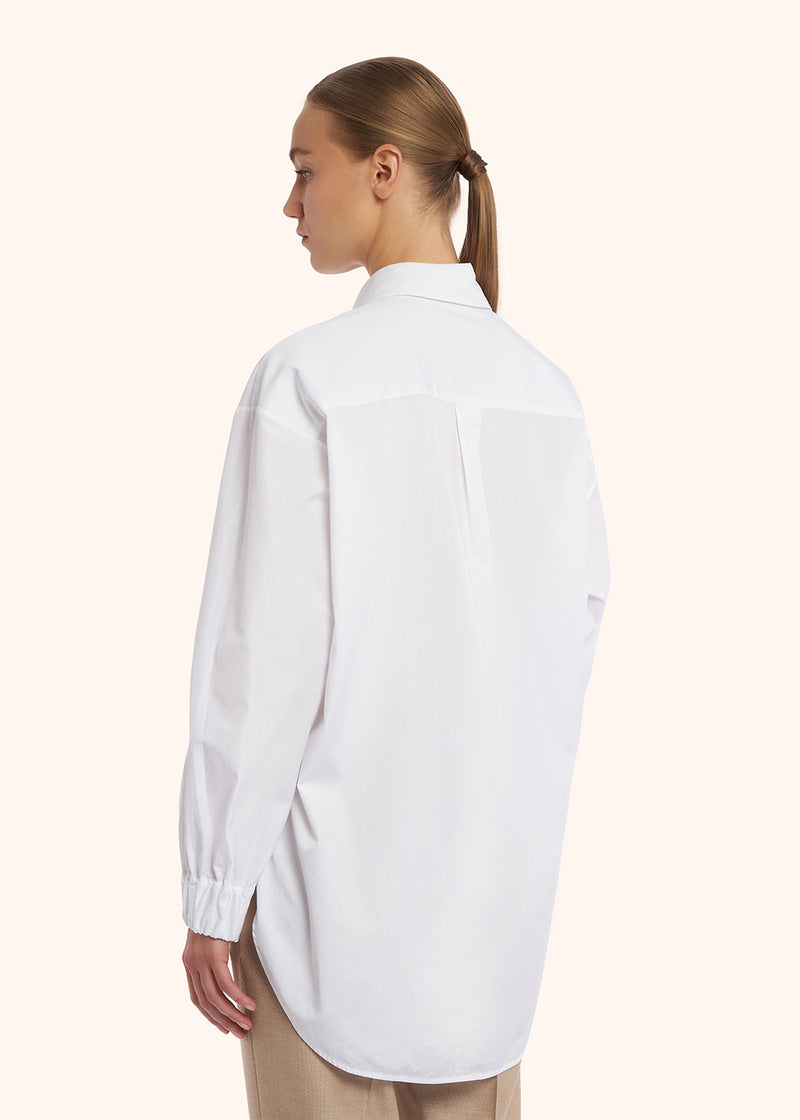 Kiton white shirt for woman, in cotton 3