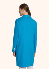 Kiton turquoise coat for woman, in cashmere 3