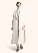 Kiton optical white jersey for woman, in cashmere 5