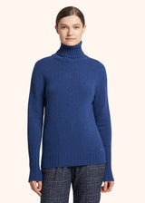 Kiton light blue jersey for woman, in cashmere 2