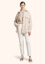 Kiton light beige jersey for woman, in cashmere 5