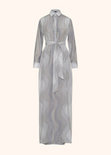 Kiton grey dress for woman, in silk 1