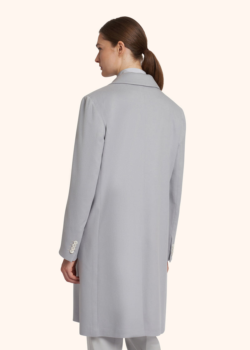 Kiton grey coat for woman, in cashmere 3