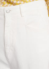 Kiton white jns trousers for woman, in cotton 4