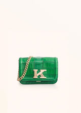 Kiton green mini sofia - bag for woman, in alligator 1