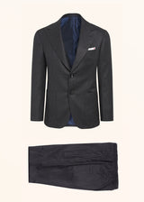Kiton dark grey suit for man, in cashmere 1