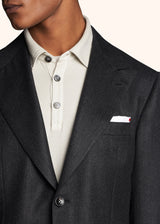 Kiton dark grey suit for man, in cashmere 4