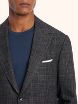 Kiton dark grey suit for man, in cashmere 4