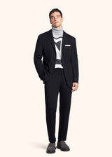 Kiton black suit for man, in virgin wool 5