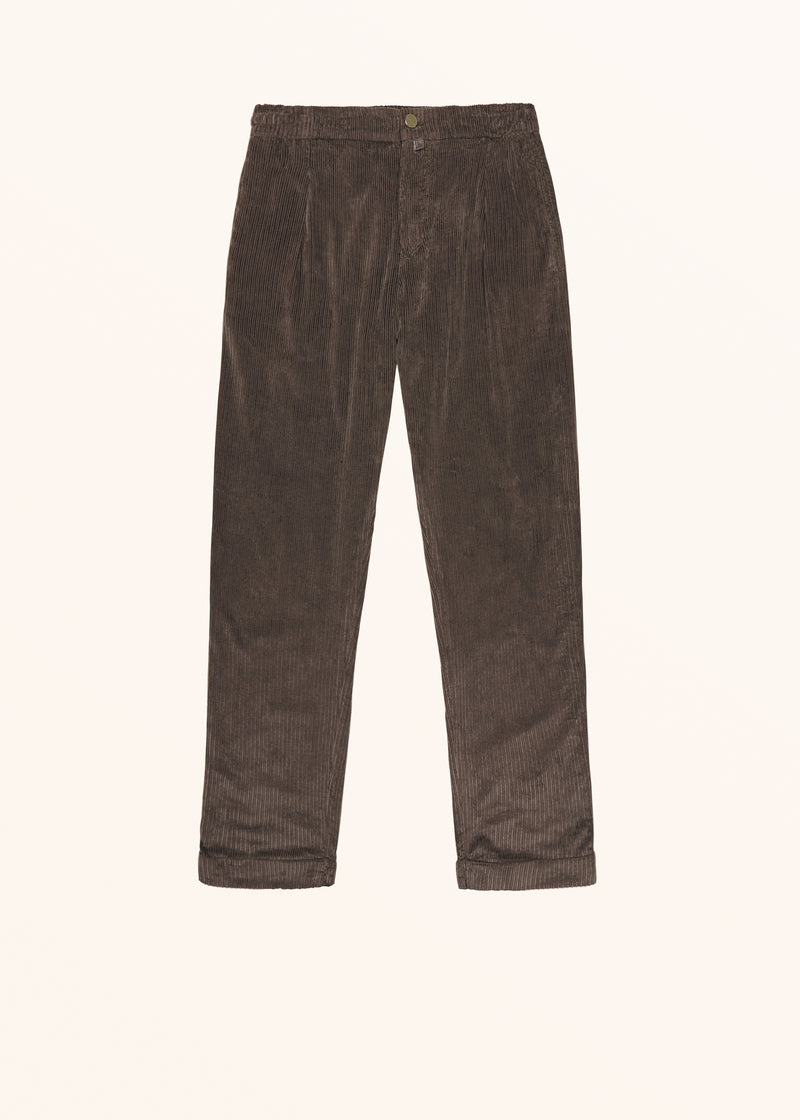Kiton whiskey trousers for man, in cotton 1