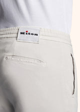 Kiton ice trousers for man, in lyocell 4
