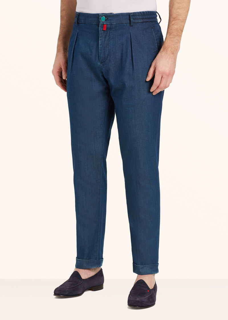 Kiton trousers for man, in cotton 2