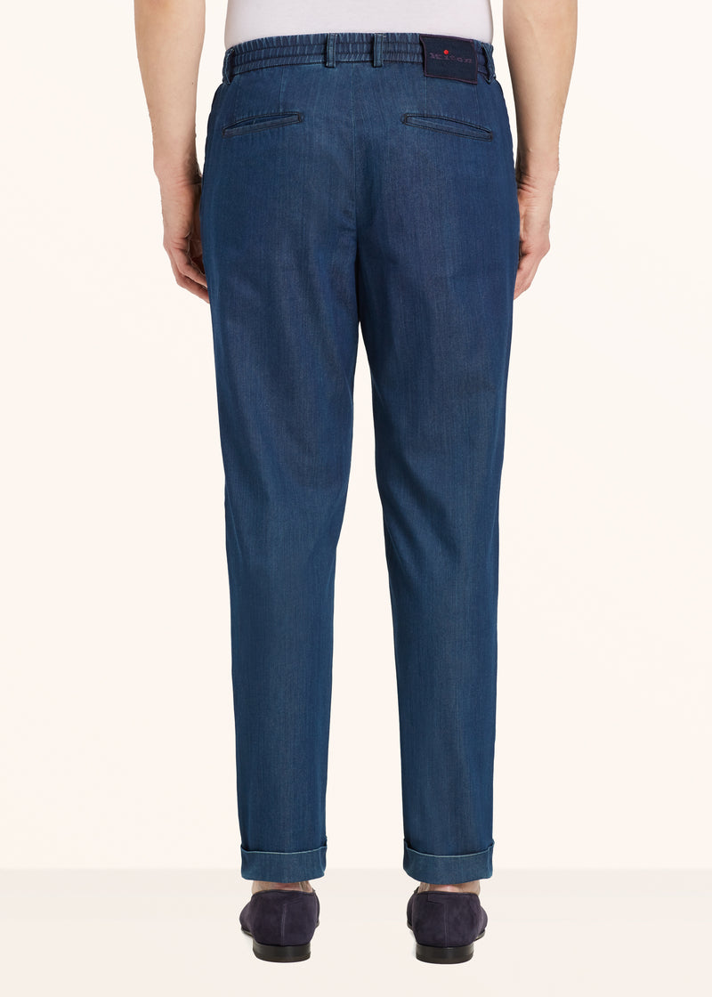 Kiton trousers for man, in cotton 3