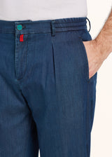 Kiton trousers for man, in cotton 4