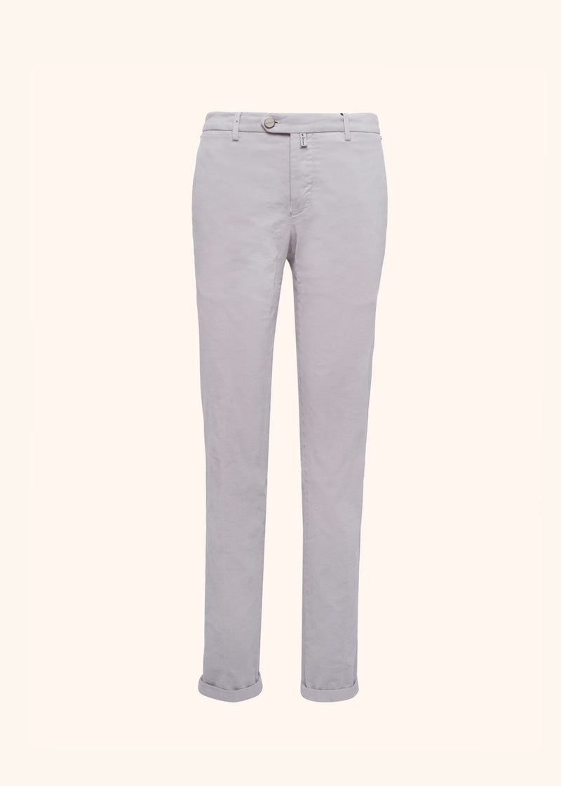 Kiton ice trousers for man, in cotton 1