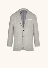 Kiton light grey jacket for man, in cashmere 1