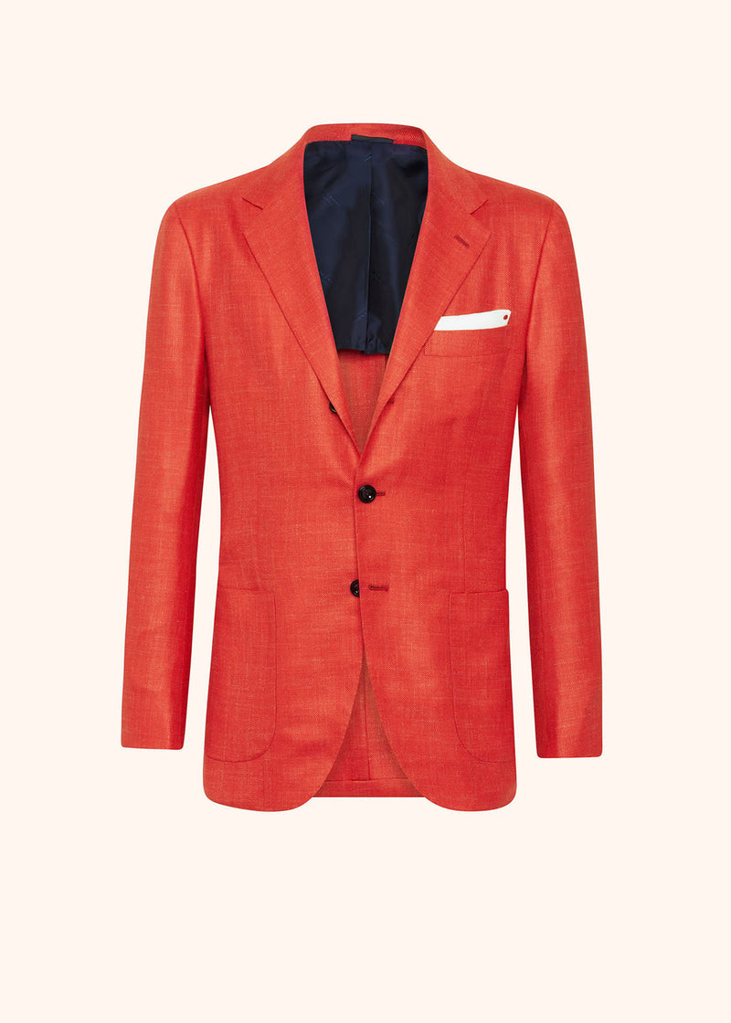 Kiton red jacket for man, in cashmere 1