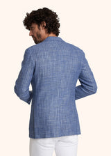 Kiton sky blue jacket for man, in cashmere 3
